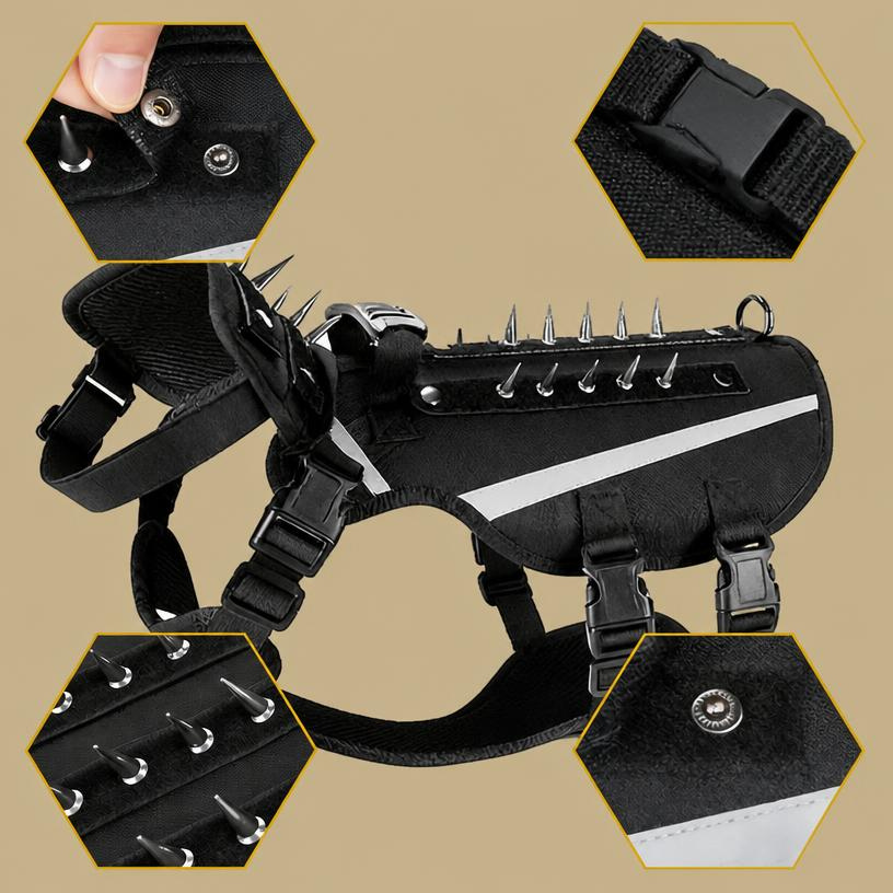 Tactical! Anti-Escape Dog Harness for Small Medium Large Dogs