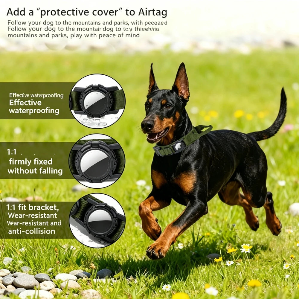 Adjustable Tactical Dog Collar Leash Harness for Medium Large Dogs Pet Accessories Durable Training Gear for German Shepherds