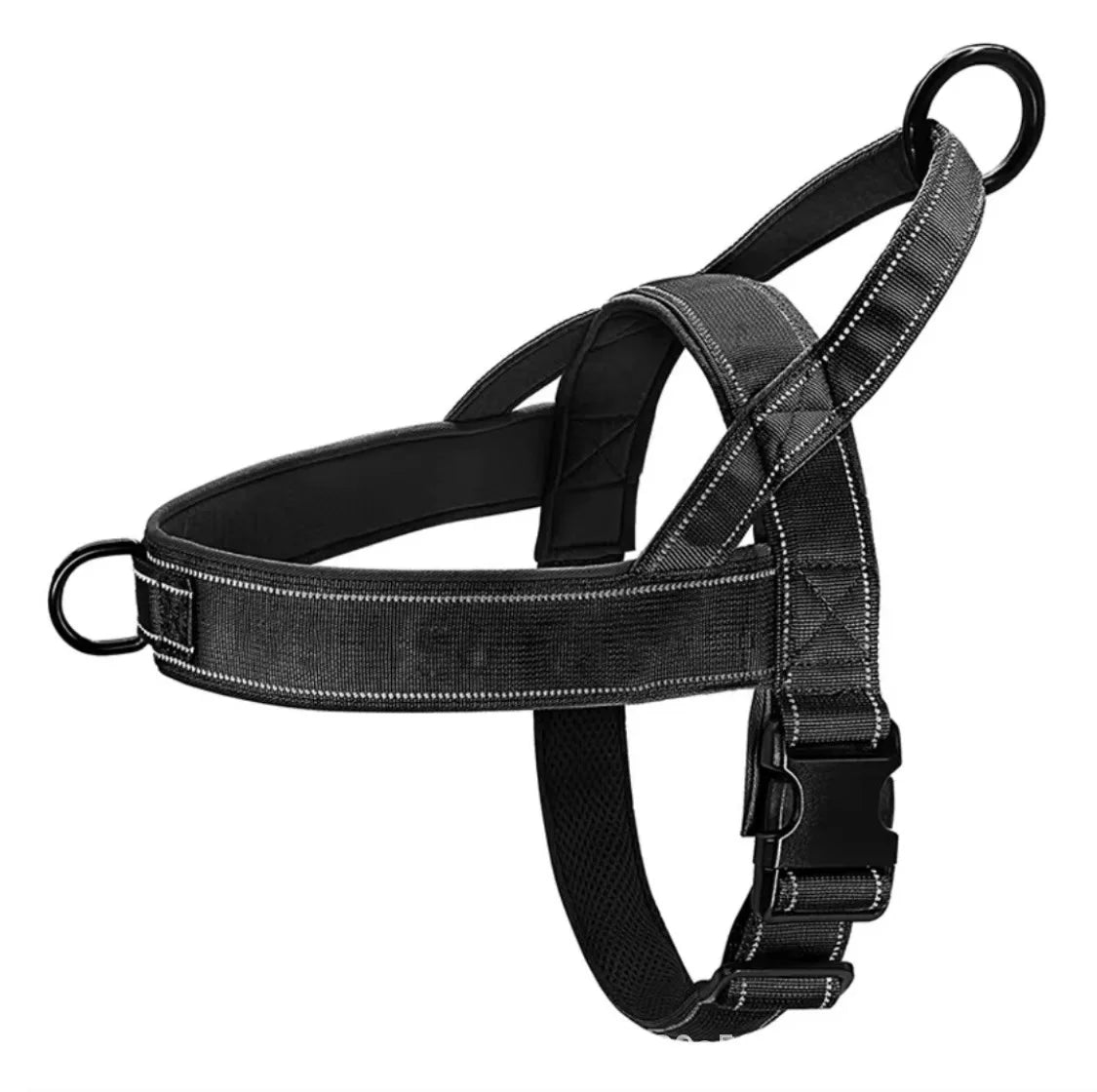 Tactical No-Pull Dog Harness for Dogs: Chew-Resistant Vest for Large Breeds, Adjustable & Padded for Control