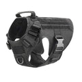 Tactical Dog Harness Leash Collar Molle Pouches for Medium Large Dogs Training Military Pet Vest Adjustable Service Dog Harness